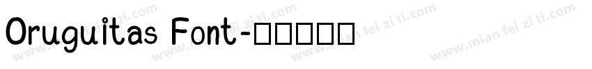 Oruguitas Font字体转换